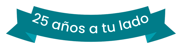 Logo 25 años banda